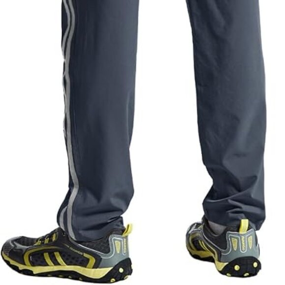 Men's Lightweight Pants Quick Dry Travel Running Active with Pockets - Picture 5 of 5